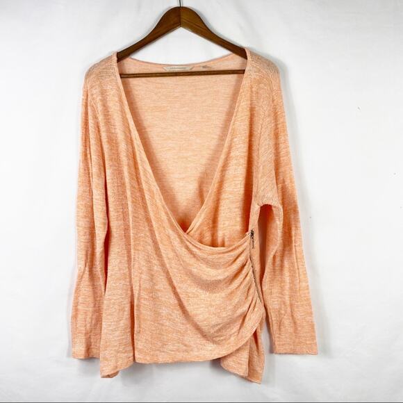 SOFT SURROUNDINGS Cielo Shapely Surplice Top Large - Picture 1 of 4